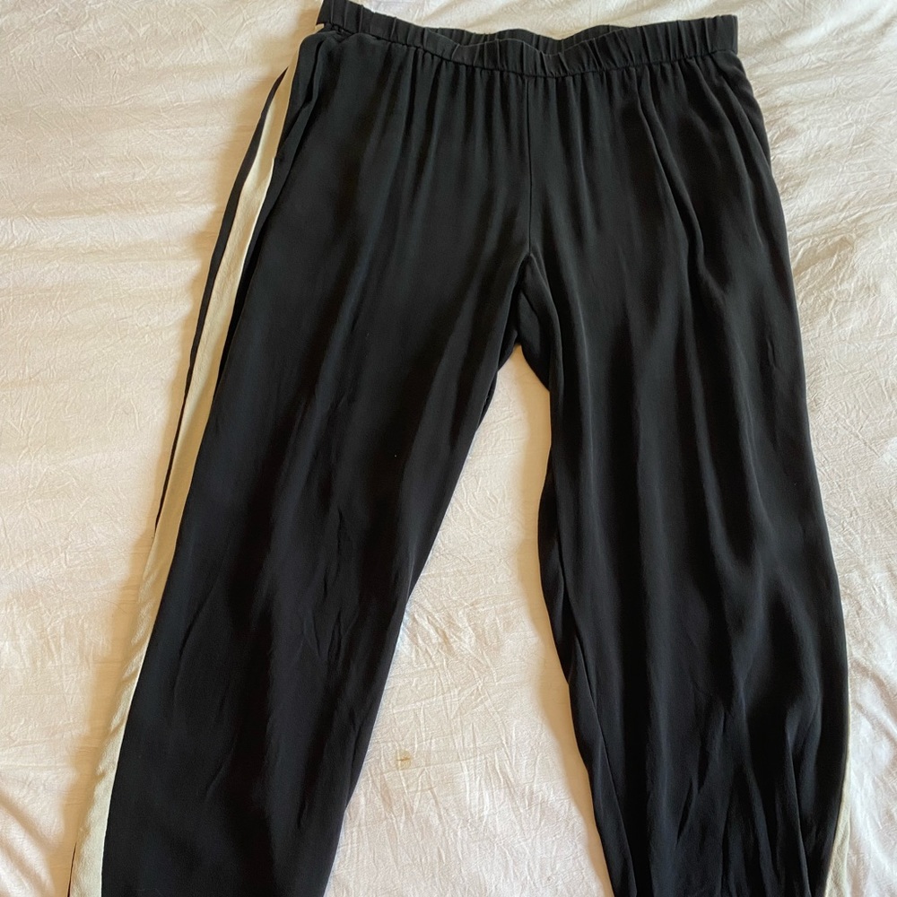 Eileen Fisher Silk Tuxedo Pant